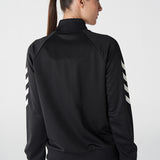 Hummel hmlGENESA zip jacket in black - Image 3