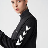 Hummel hmlGENESA zip jacket in black - Image 2