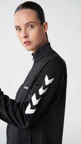 Hummel hmlGENESA zip jacket in black - Image 2
