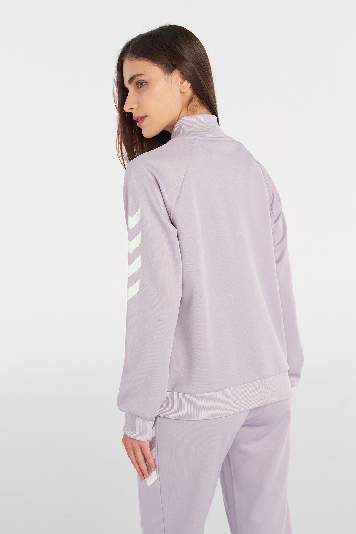 Hummel hmlGENESA zip jacket in orchid petal - Image 3