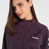 Hummel hmlGENESA zip jacket in plum perfect - Image 2