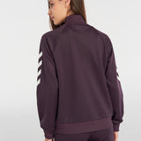 Hummel hmlGENESA zip jacket in plum perfect - Image 3