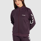 Hummel hmlGENESA zip jacket in plum perfect - Image 1