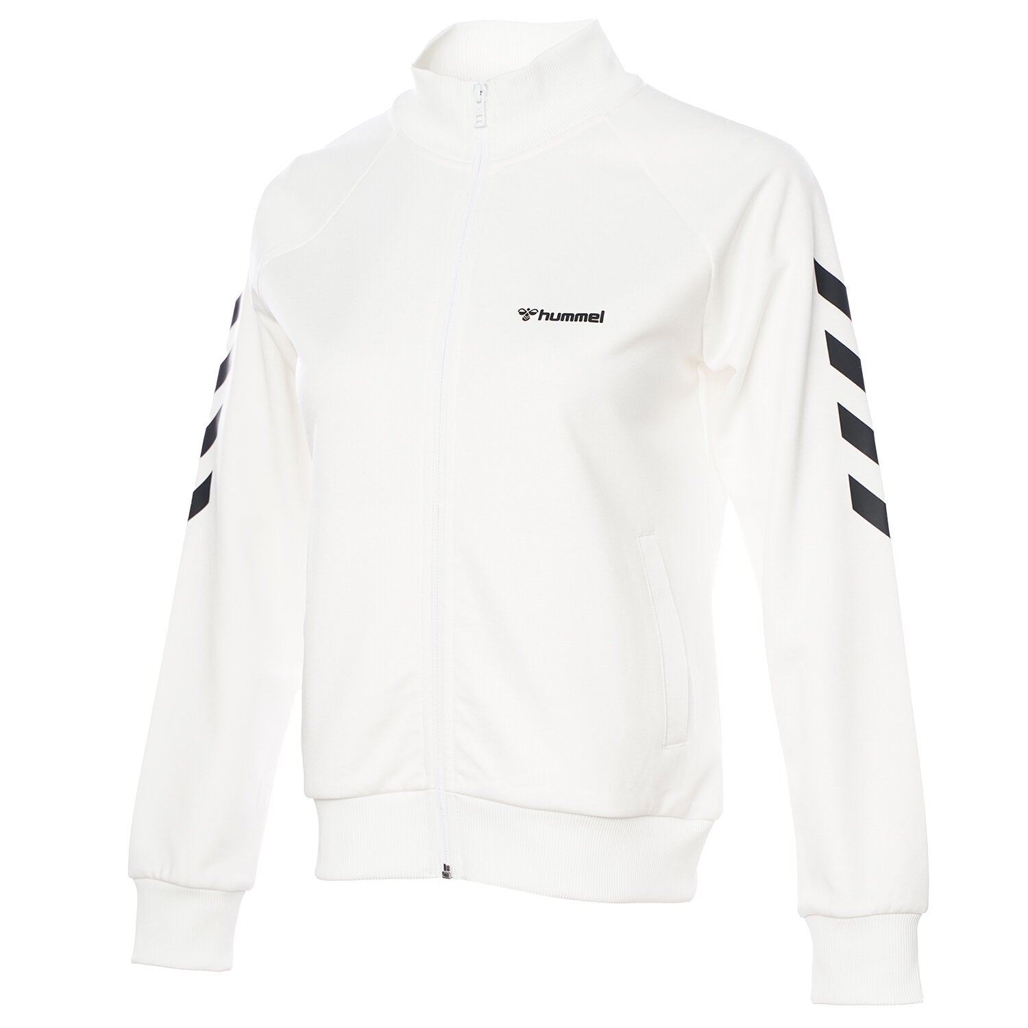Hummel hmlGENESA zip jacket in off white - Image 4