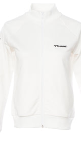 Hummel hmlGENESA zip jacket in off white - Image 5