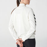 Hummel hmlGENESA zip jacket in off white - Image 3