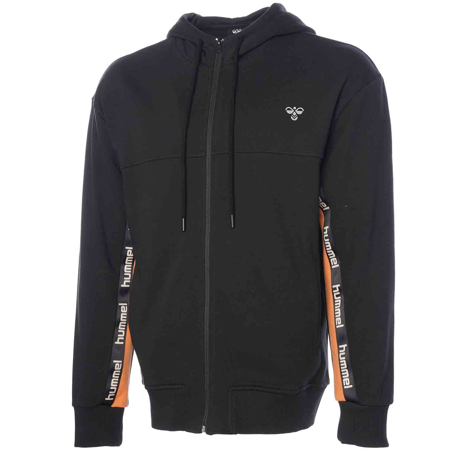 Hummel hmlATES zip hoodie in black - Image 9