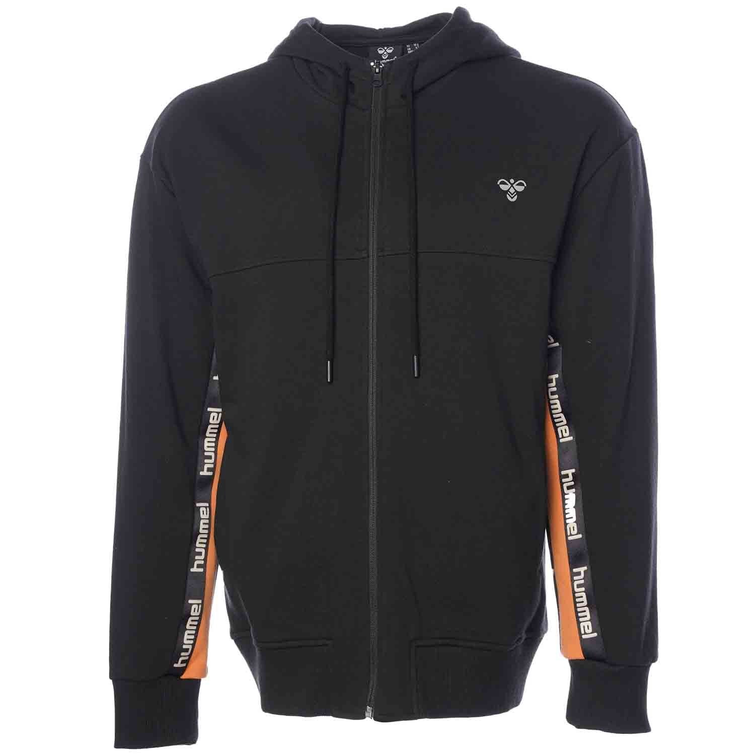 Hummel hmlATES zip hoodie in black - Image 5