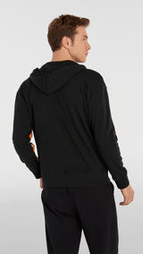 Hummel hmlATES zip hoodie in black - Image 3