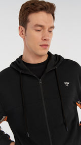 Hummel hmlATES zip hoodie in black - Image 2