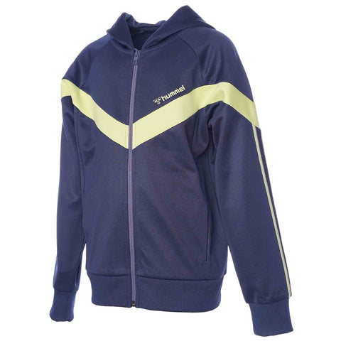 Hummel hmlBJORN zip hoodie in real navy
