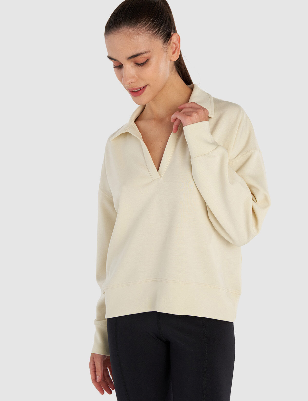 Hummel hmlBOLETTE sweatshirt in whitecap grey - Image 1