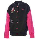 Hummel hmlDAGNES bomber jacket in black - Image 2