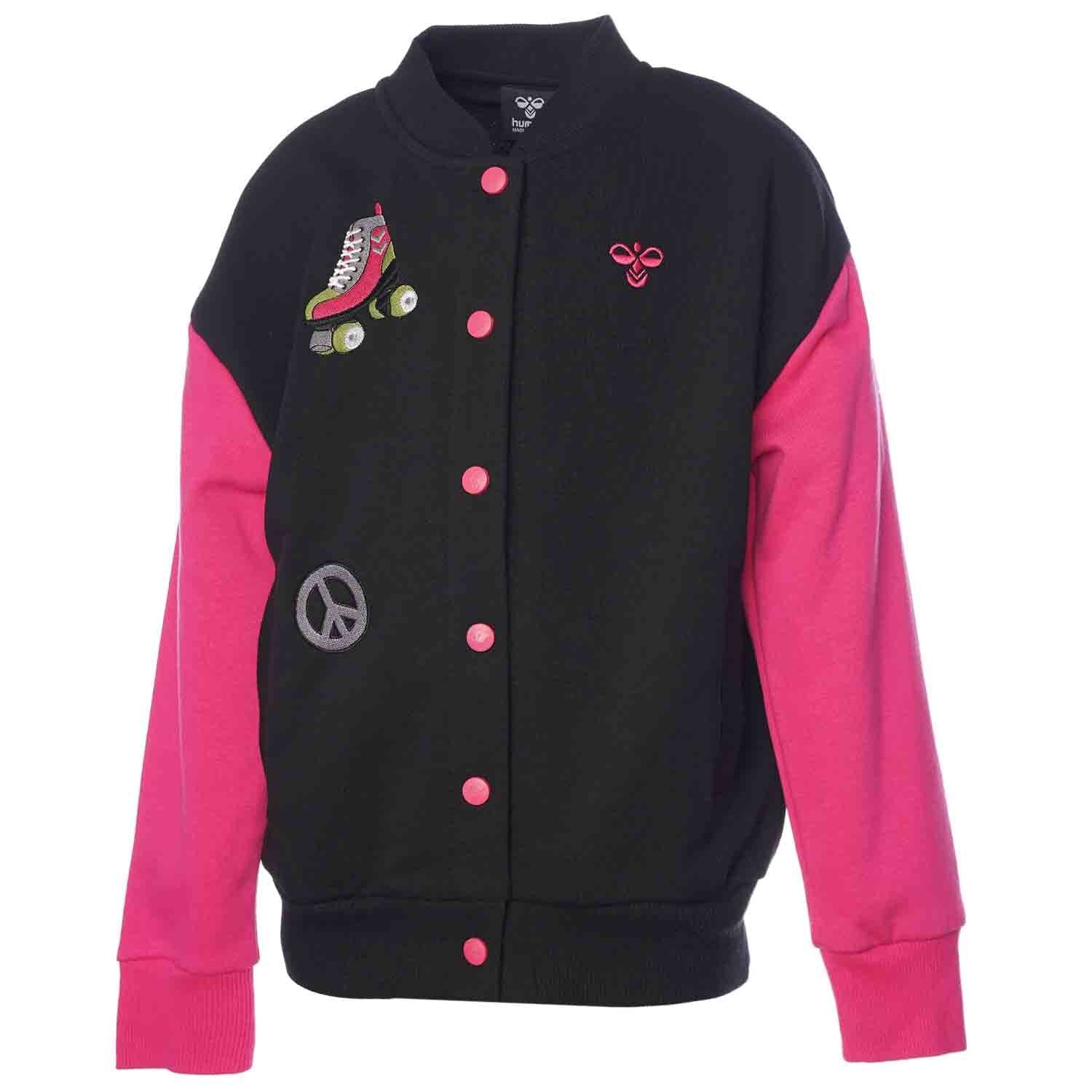 Hummel hmlDAGNES bomber jacket in black - Image 2
