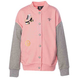 Hummel hmlDAGNES bomber jacket in flamingo pink - Image 2