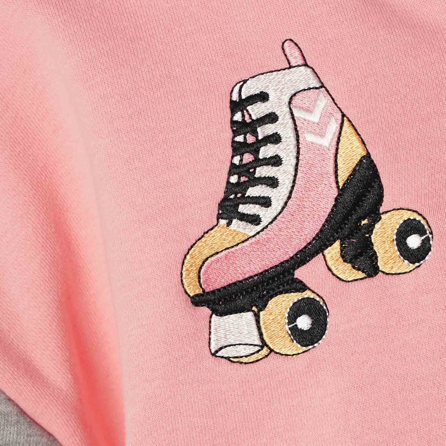 Hummel hmlDAGNES bomber jacket in flamingo pink - Image 4