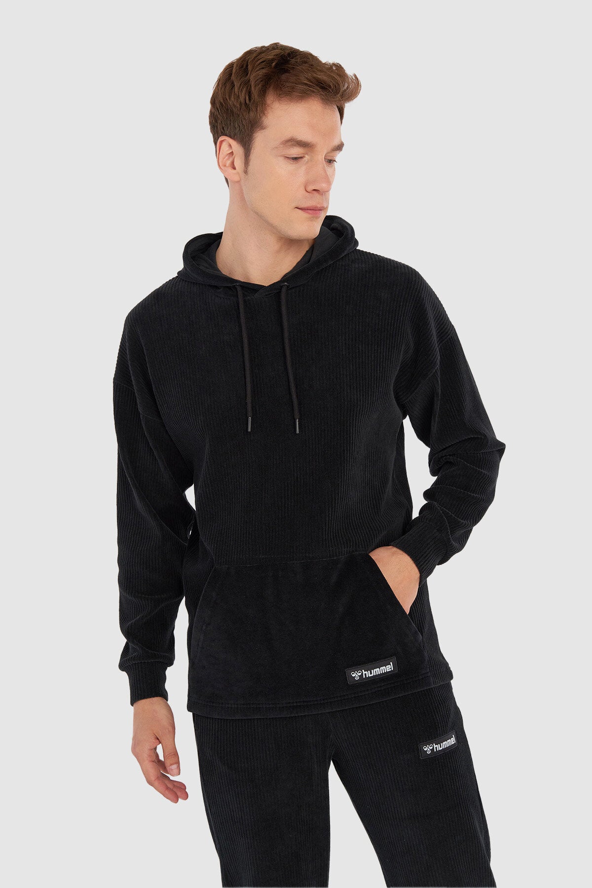Hummel hmlDIEGO hoodie in black - Image 6