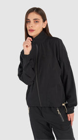 Hummel hmlEDNA zip jacket in black - Image 1