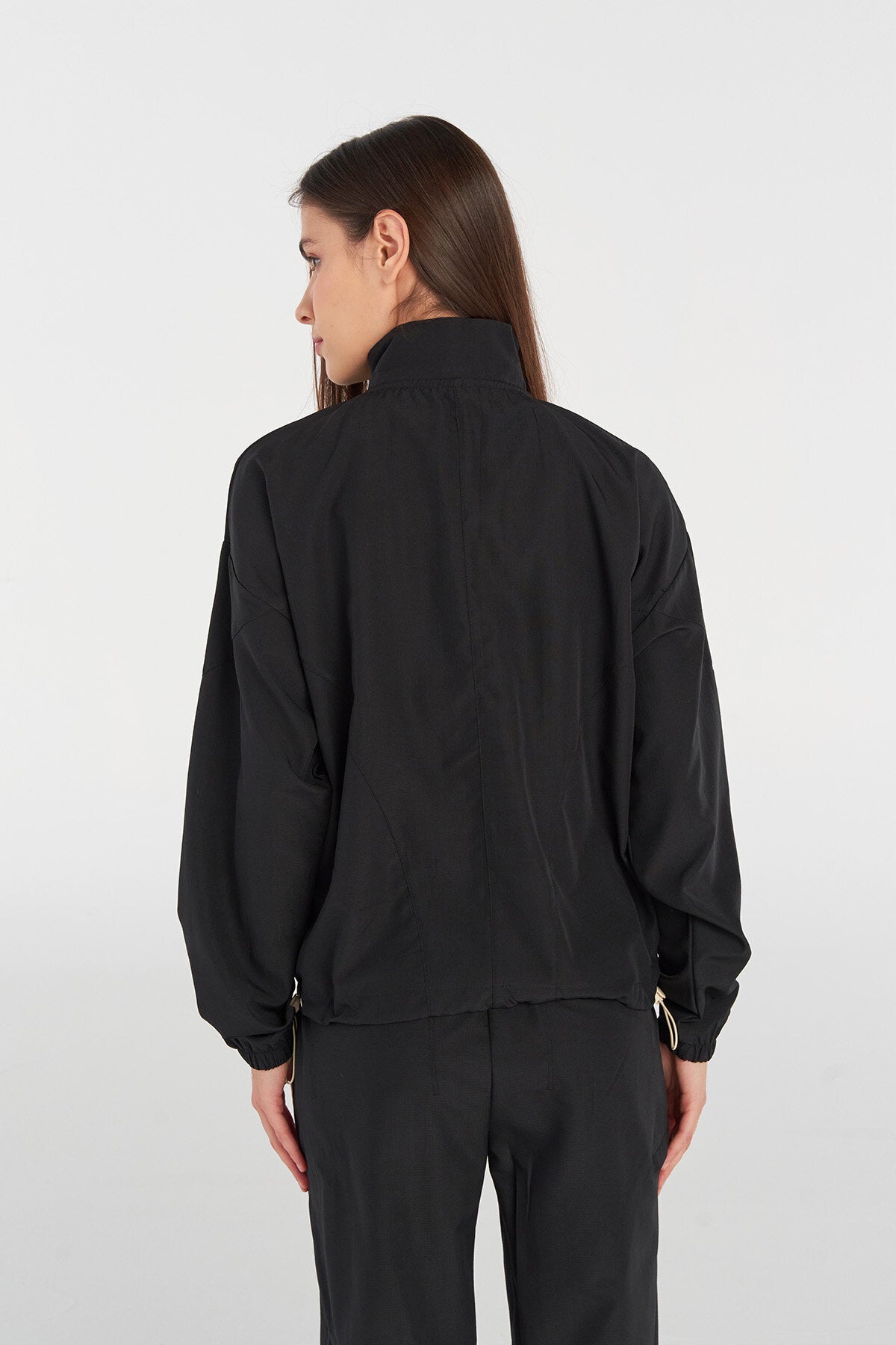 Hummel hmlEDNA zip jacket in black - Image 3