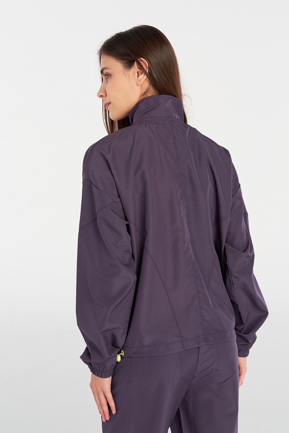Hummel hmlEDNA zip jacket in plum perfect - Image 3