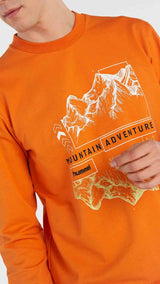 Hummel hmlGILBERTO sweatshirt in marmalade - Image 2