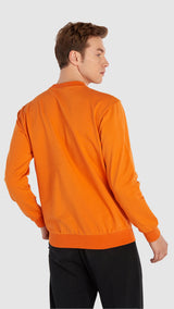 Hummel hmlGILBERTO sweatshirt in marmalade - Image 3