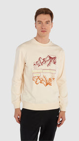 Hummel hmlGILBERTO sweatshirt in whitecap grey - Image 1