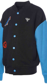 Hummel hmlHALDOR bomber jacket in black - Image 1