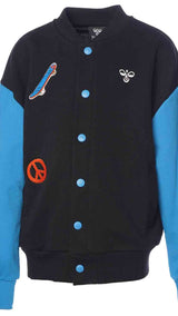 Hummel hmlHALDOR bomber jacket in black - Image 2