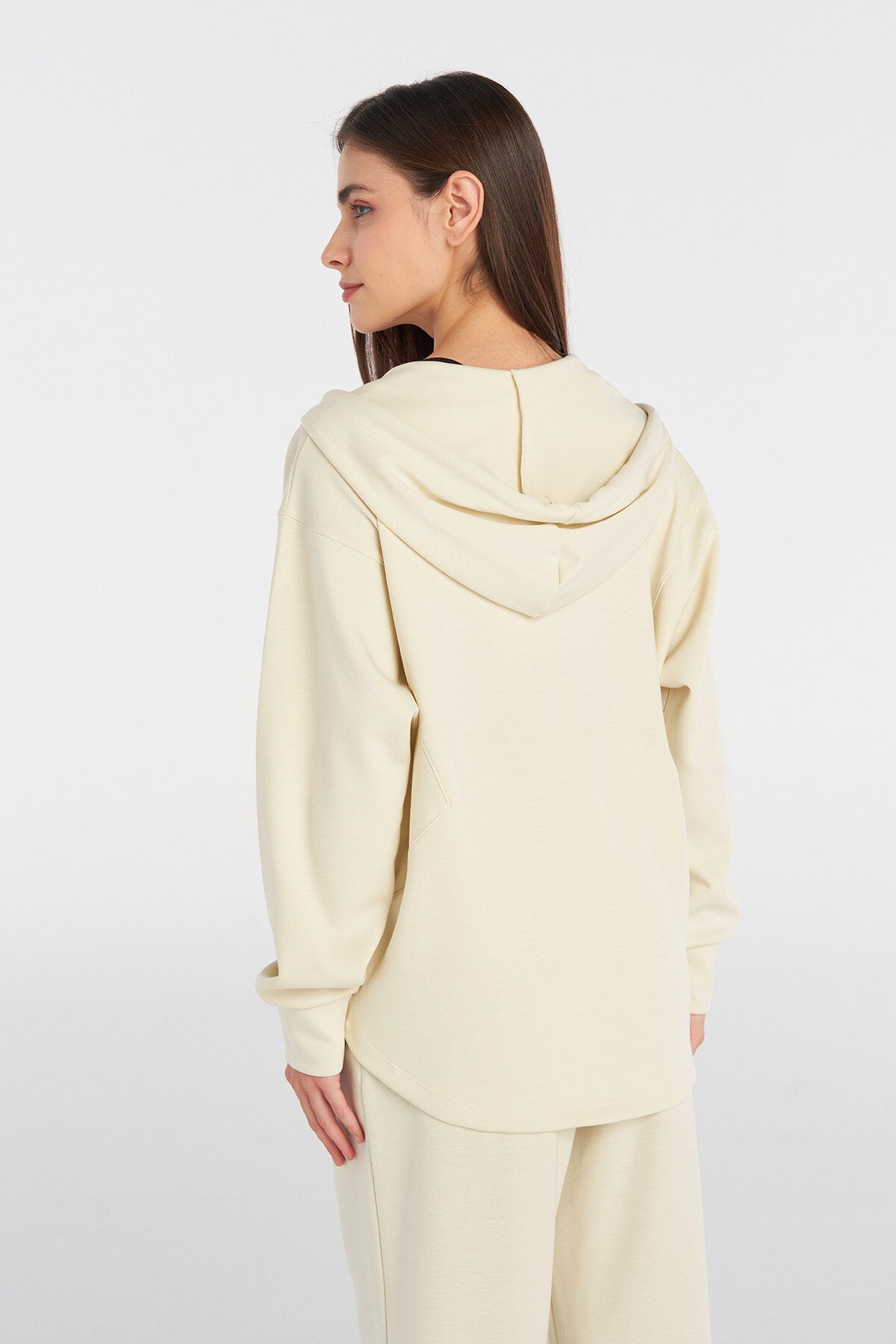 Hummel hmlINBAR zip hoodie in whitecap grey - Image 3
