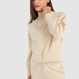 Hummel hmlJAYS zip jacket in whitecap grey - Image 1