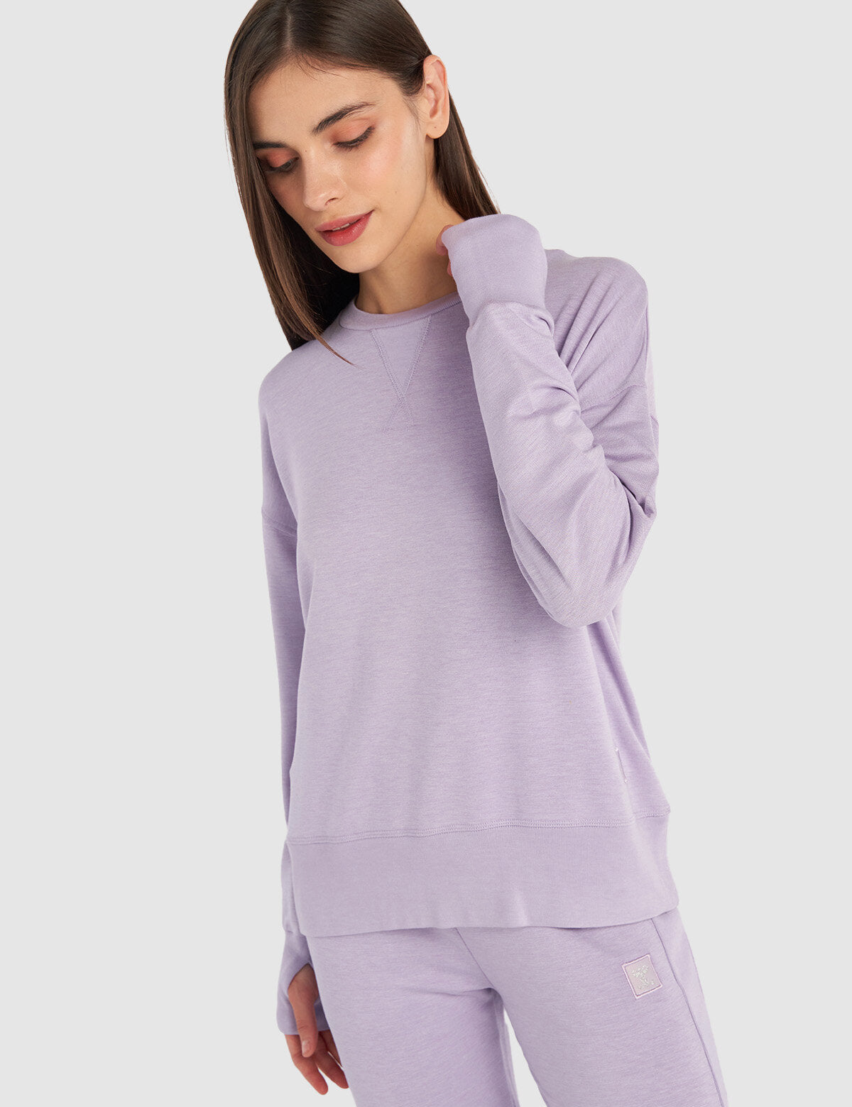 Hummel hmlJONINA sweatshirt in orchid petal - Image 1