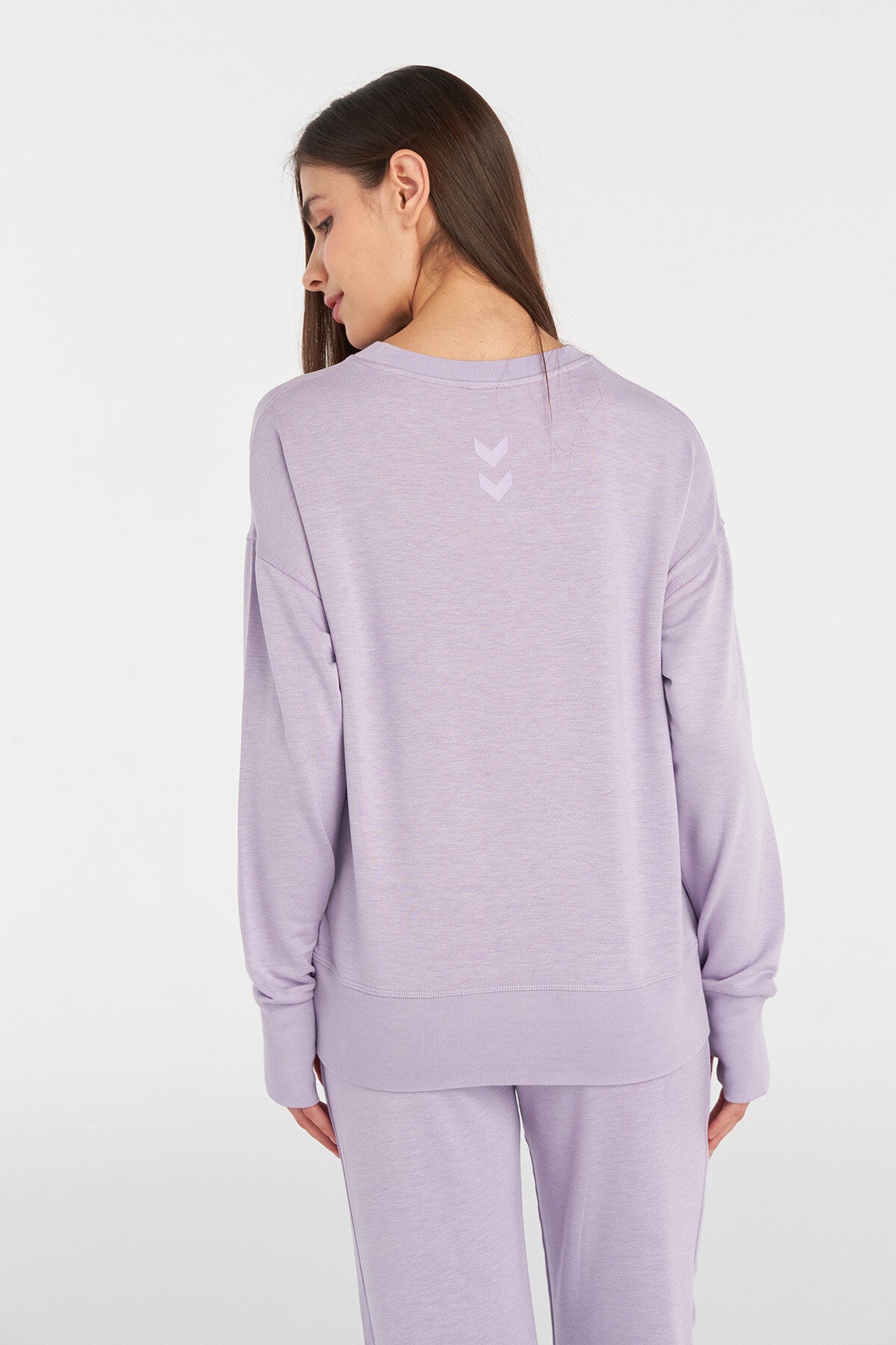 Hummel hmlJONINA sweatshirt in orchid petal - Image 3