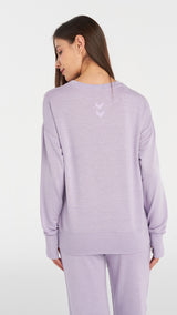 Hummel hmlJONINA sweatshirt in orchid petal - Image 3