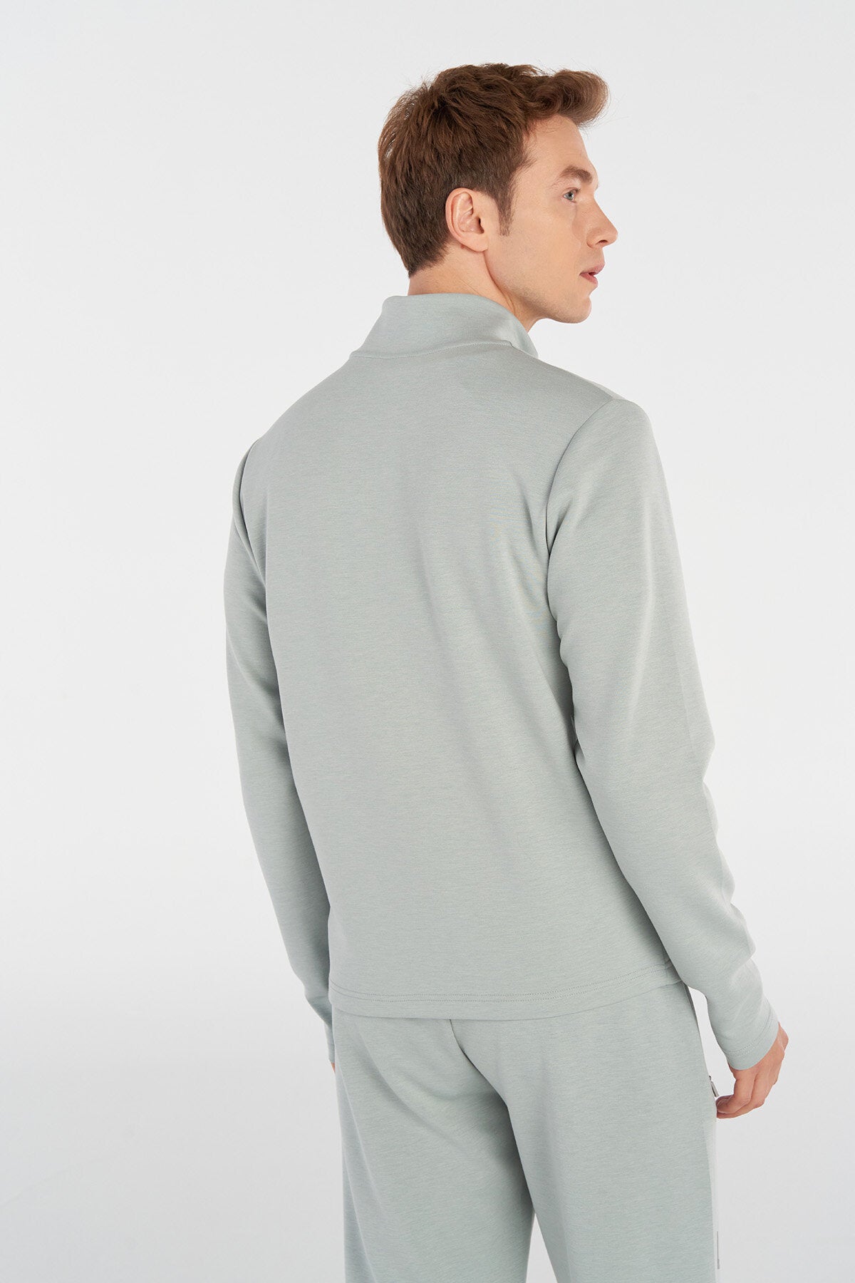 Hummel hmlNELLY zip jacket in quarry - Image 3