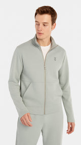 Hummel hmlNELLY zip jacket in quarry - Image 1