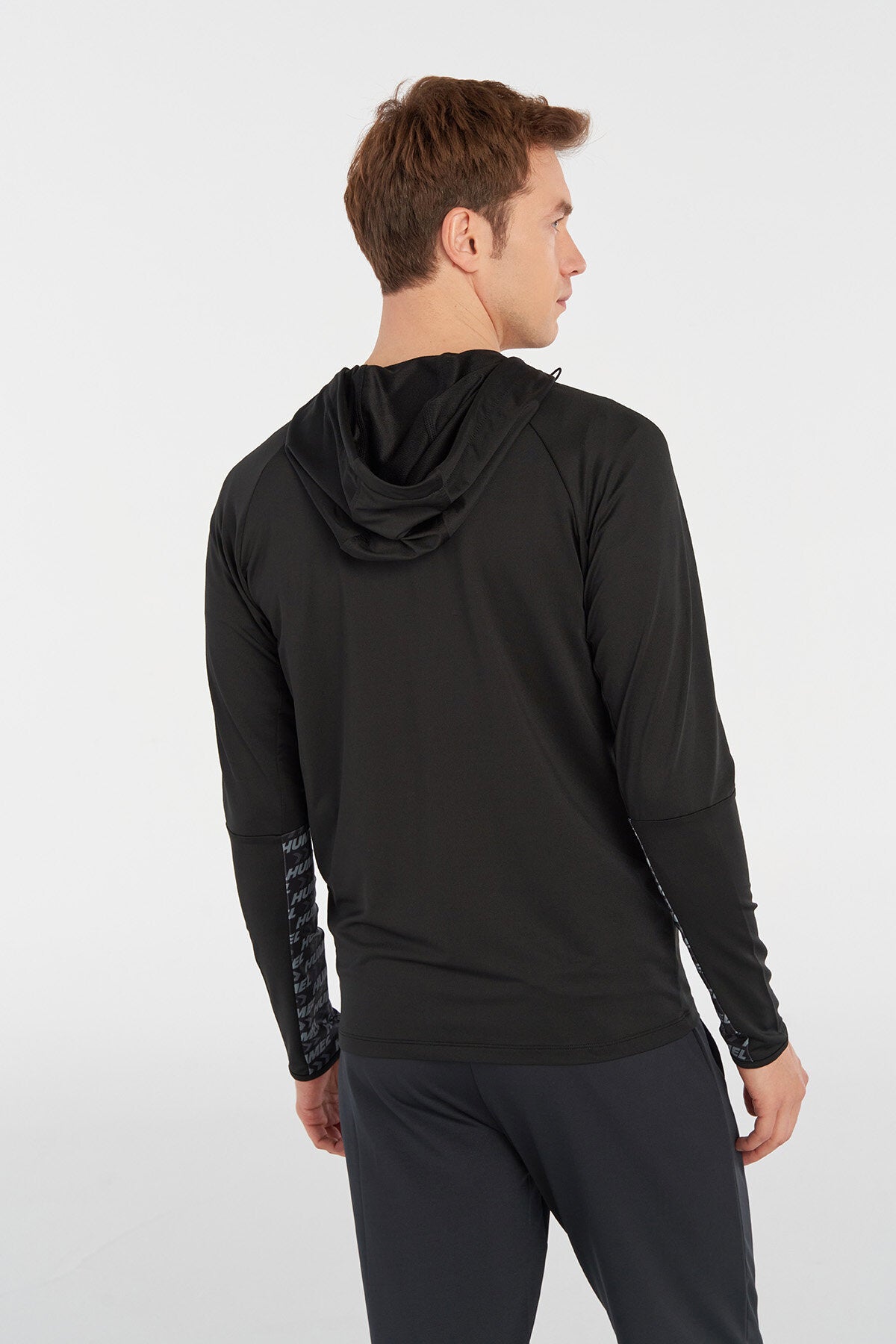 Hummel hmlORLANDO zip hoodie in black - Image 3