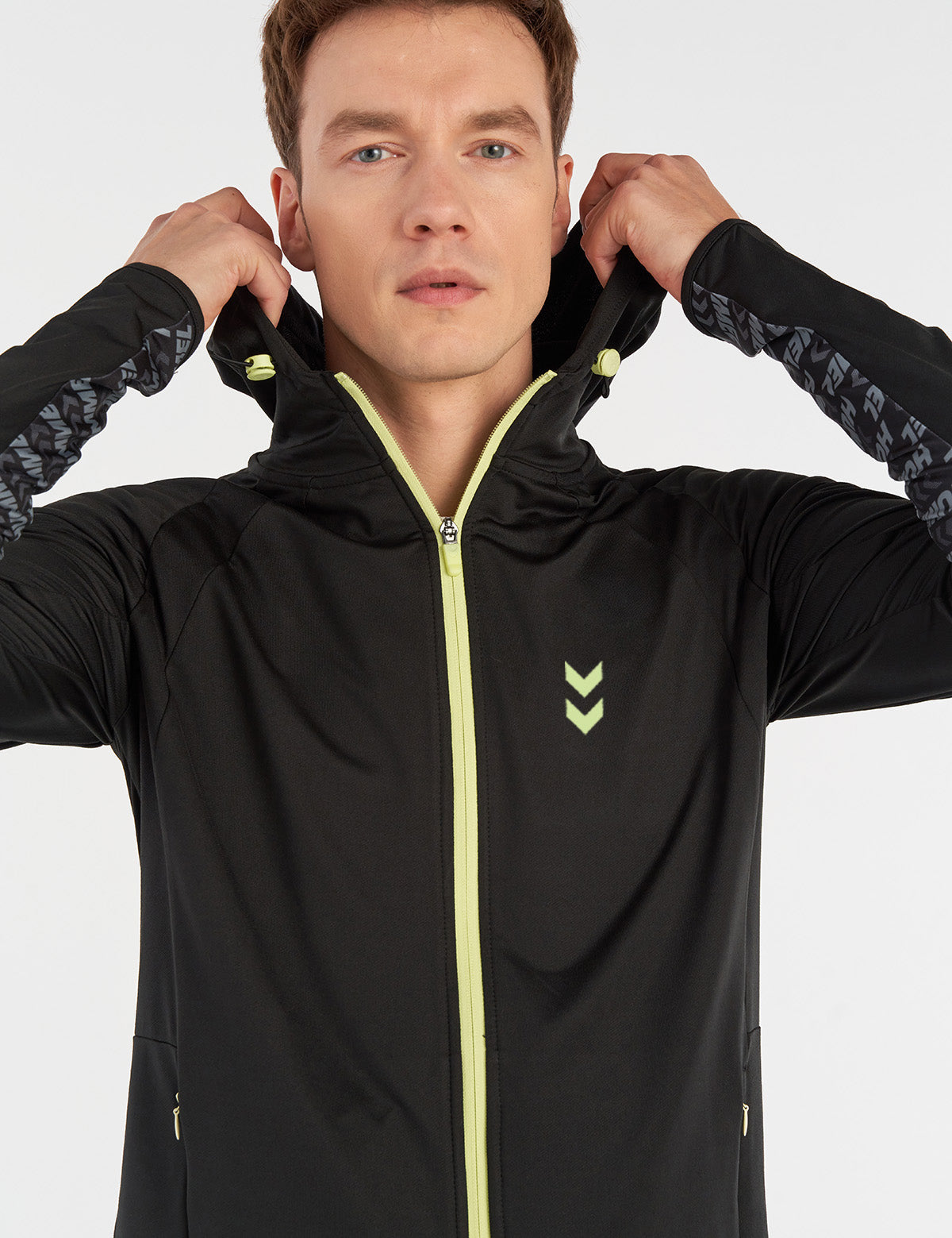 Hummel hmlORLANDO zip hoodie in black - Image 2