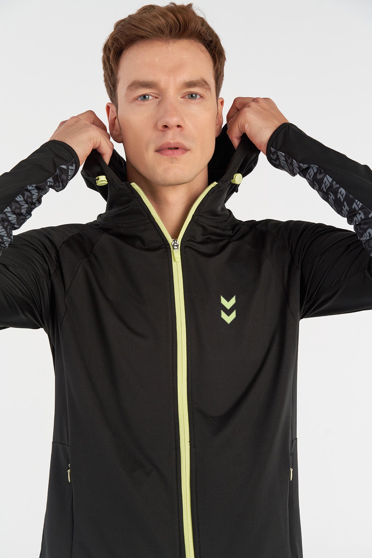 Hummel hmlORLANDO zip hoodie in black - Image 2