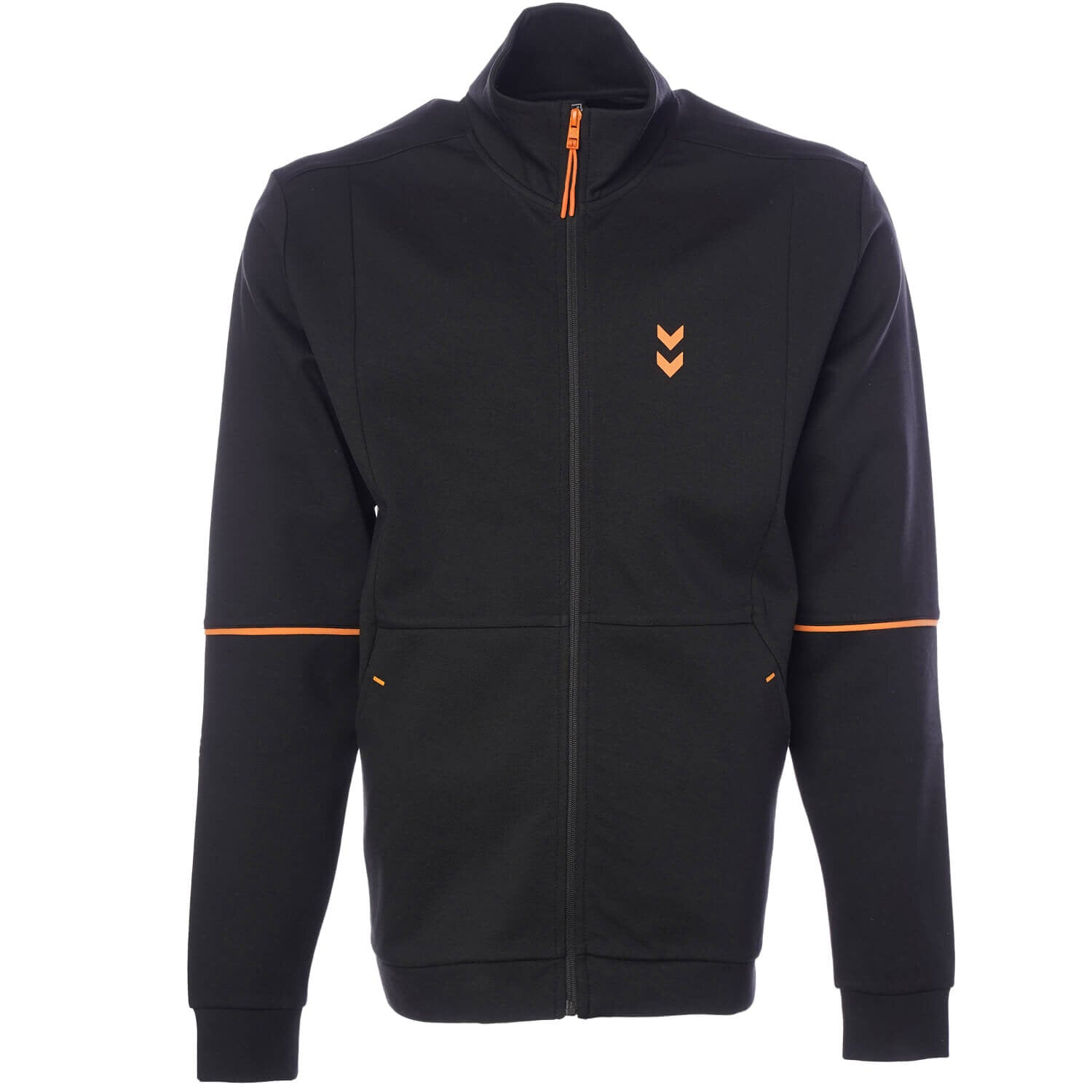 Hummel hmlPHILIP zip jacket in black - Image 4