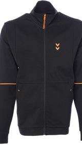 Hummel hmlPHILIP zip jacket in black - Image 4