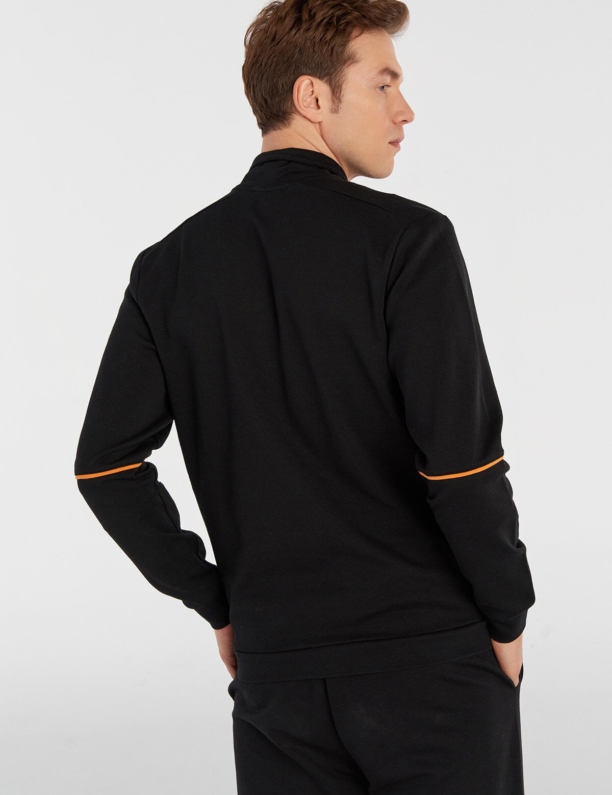 Hummel hmlPHILIP zip jacket in black - Image 2