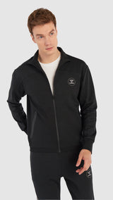 Hummel hmlROYAL zip jacket in black - Image 1