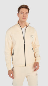 Hummel hmlROYAL zip jacket in whitecap grey - Image 1