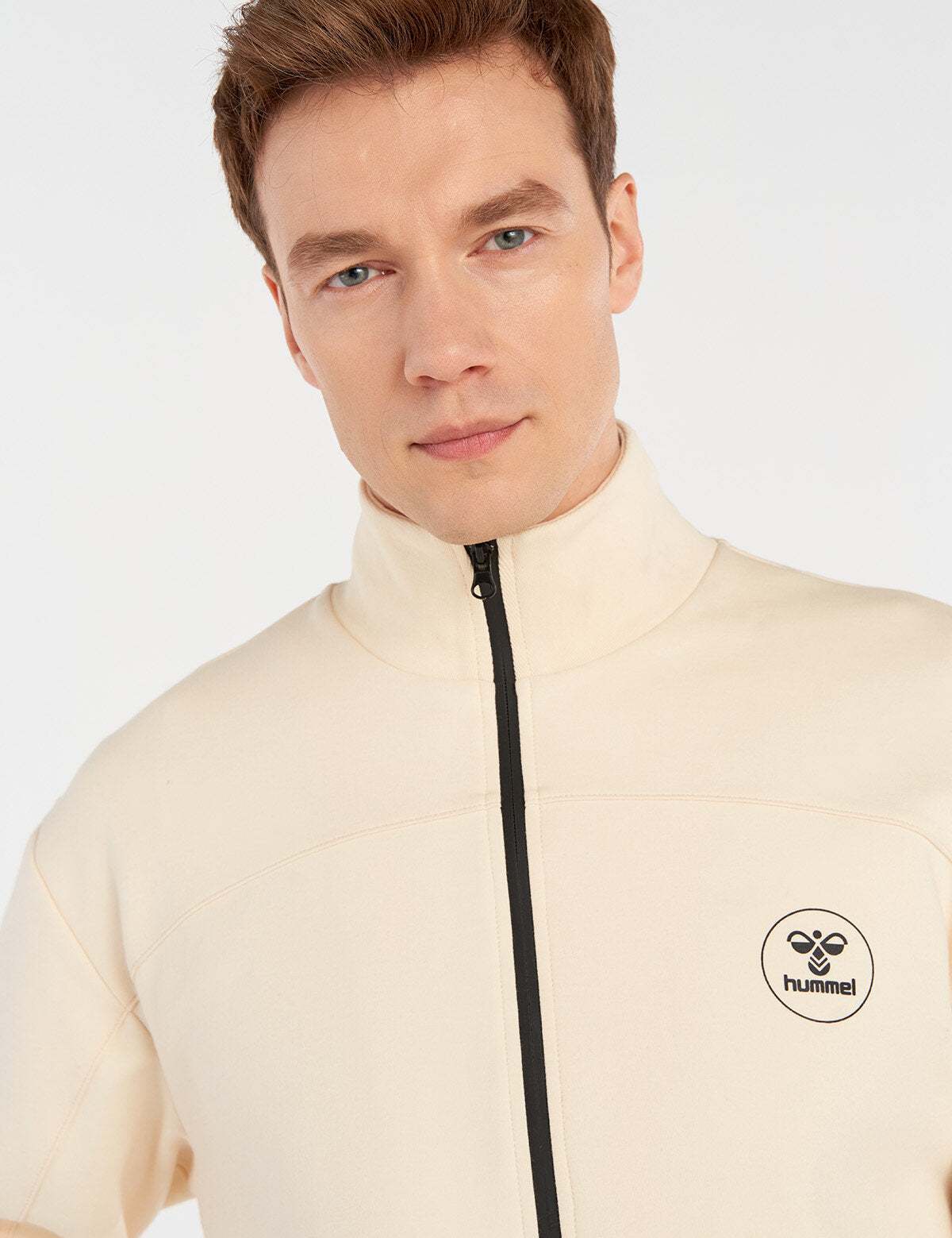 Hummel hmlROYAL zip jacket in whitecap grey - Image 2