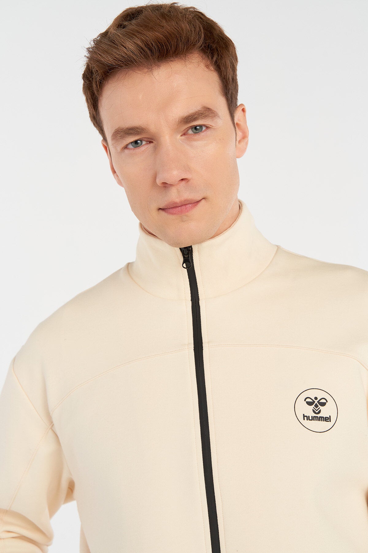 Hummel hmlROYAL zip jacket in whitecap grey - Image 2