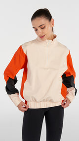 Hummel hmlSAGE zip neck sweatshirt in whitecap grey - Image 6