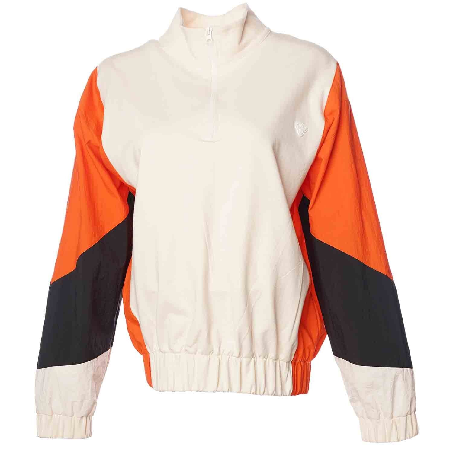 Hummel hmlSAGE zip neck sweatshirt in whitecap grey - Image 5