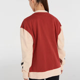 Hummel hmlTELMA bomber zip jacket in mineral red - Image 8