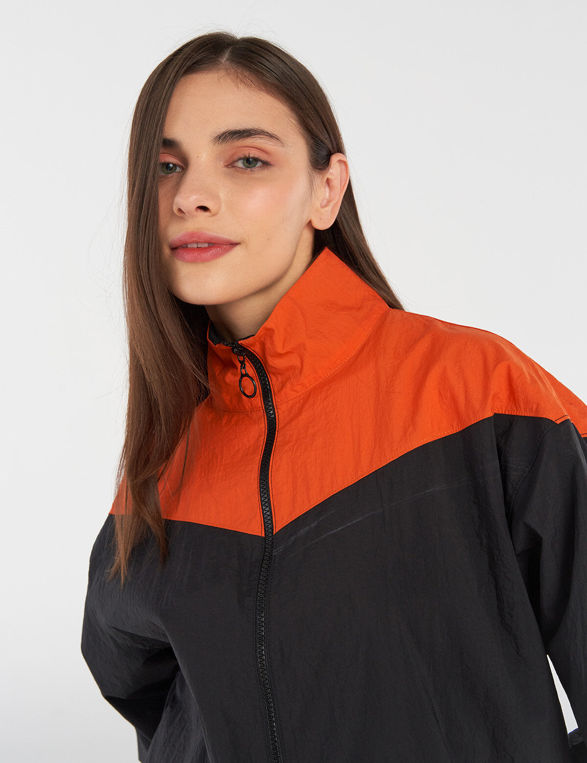 Hummel hmlTRACY zip jacket in black - Image 2